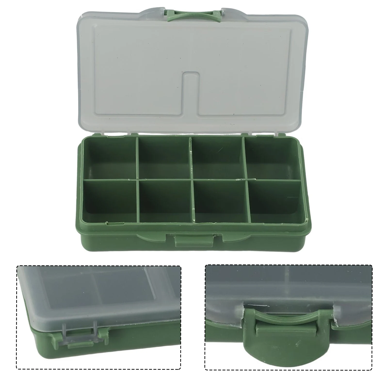 Fishing Hook Box - 1-8 Compartments Storage Box Carp Fishing