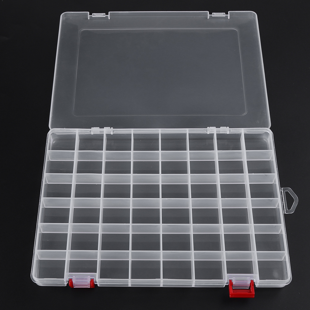 Fishing Hook Box - 48 Compartments Fishing Tackle Box Fish