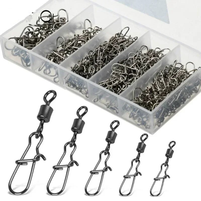 Fishing Hook Box - 50pcs/box Stainless Steel Fishing Connector Pin