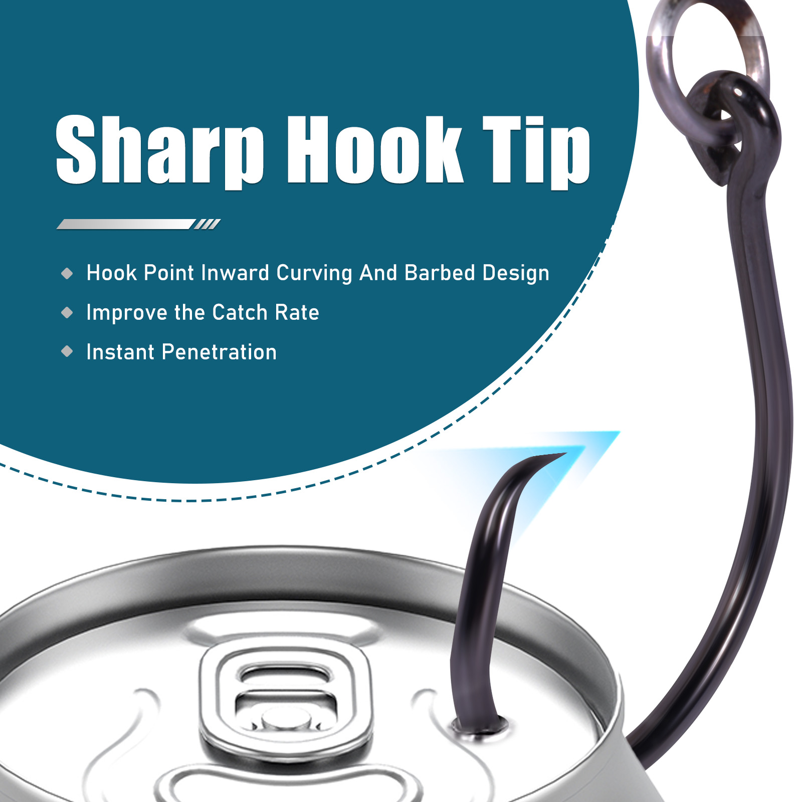 9KM Circle Hooks Fishing with  - огляд і ціна Fishing Hook Circle