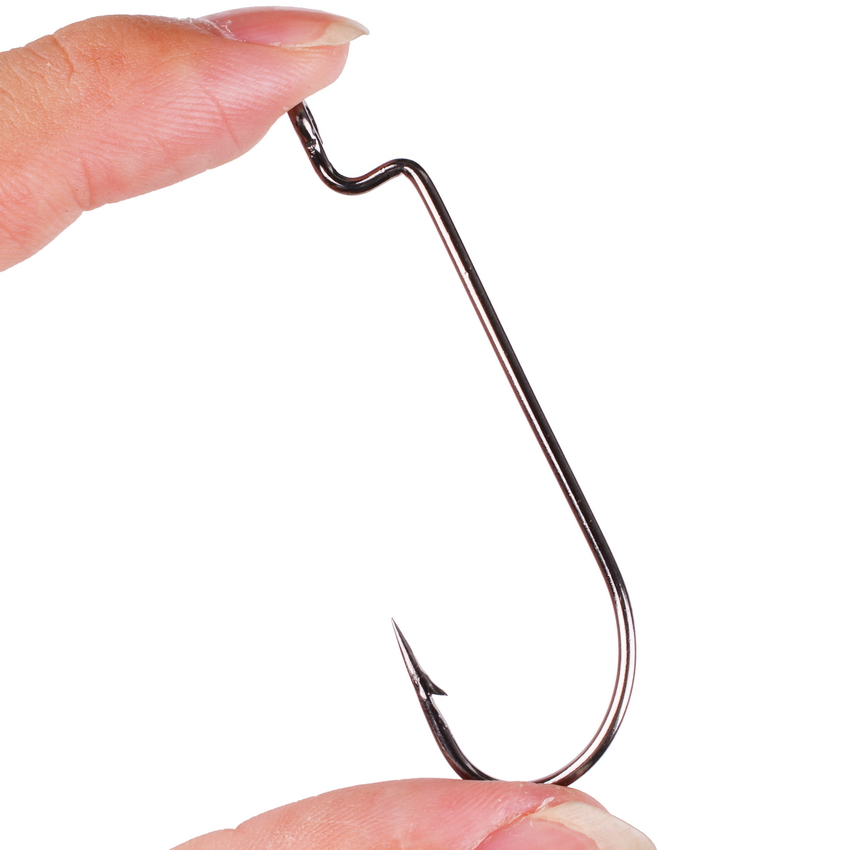 100pc/lot Fishing Hooks High C - огляд і ціна Fishing Hook Offset