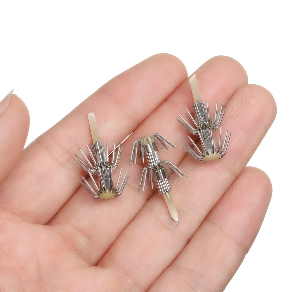 5Pcs Stainless Steel Double La - огляд і ціна Fishing Hook Offset