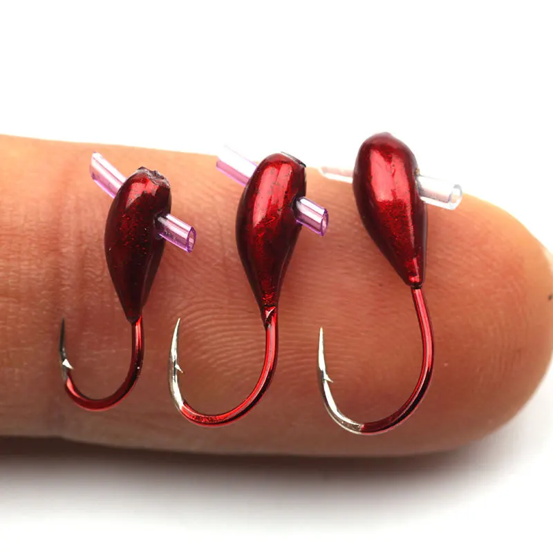 10/20PCS Winter Ice Fishing Ho - огляд і ціна Fishing Hook Offset