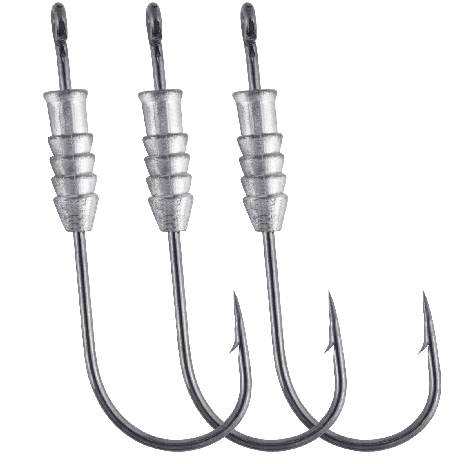 5/10pcs Fishing Weighted Worm  - огляд і ціна Fishing Hook Offset