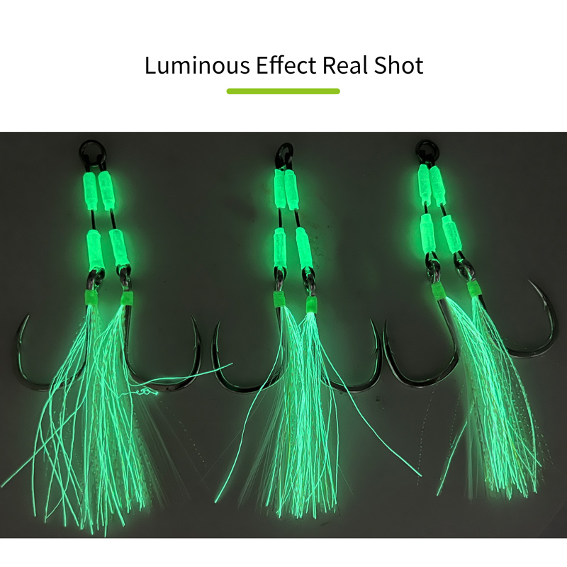 ZYZHE 1/3/5pcs Jig Assist Hook - огляд і ціна Fishing Hook Offset