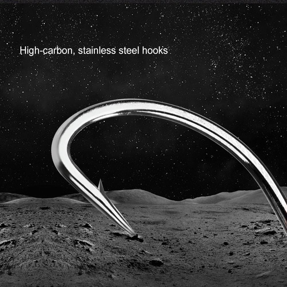 6-8PCS/Set 18.5cm Carp Fishing - огляд і ціна Fishing Hook Offset