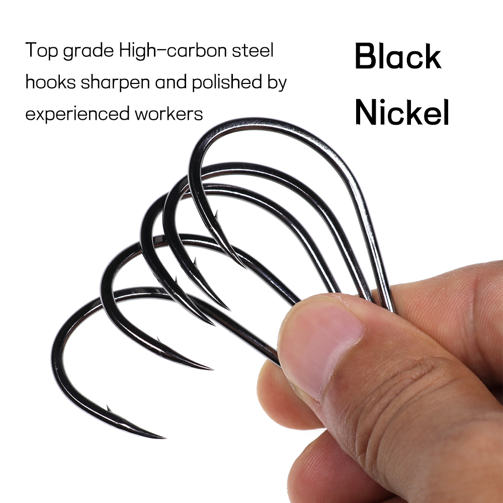 Bimoo 20pcs Offset Octopus Bea - огляд і ціна Fishing Hook Offset
