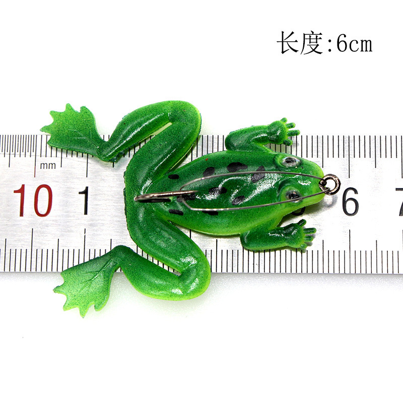 Weedless Soft Frog Lure With H - огляд і ціна Fishing Hook Weedless
