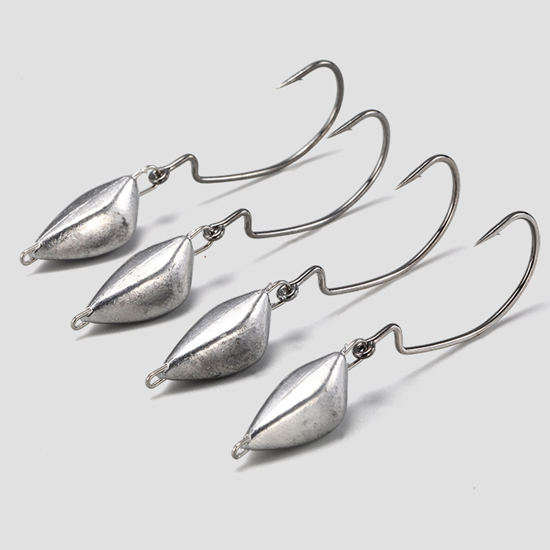FishTrip 10Pcs Jig Head Fishin - огляд і ціна Fishing Hook Offset