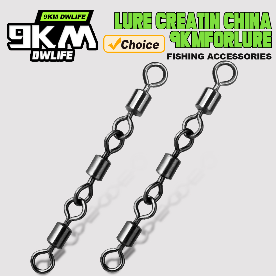 Three Joint Rolling Swivels Fi - огляд і ціна Fishing Hook Offset