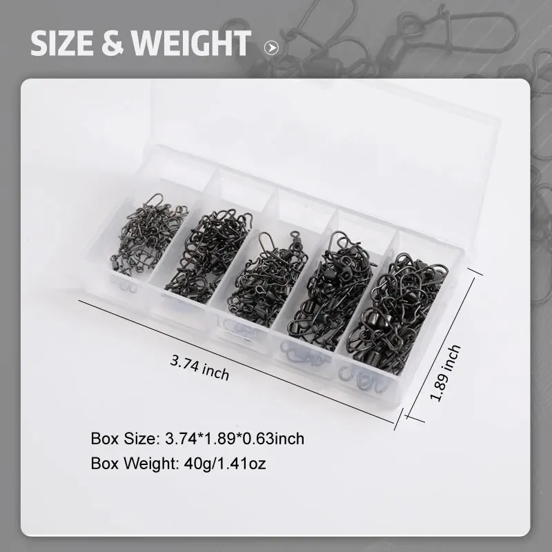 50pcs/box Stainless Steel Fish - огляд і ціна Fishing Hook Box