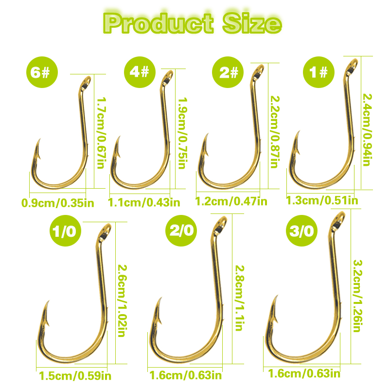 50pcs Fishing Octopus Hooks, S - огляд і ціна Fishing Hook Circle
