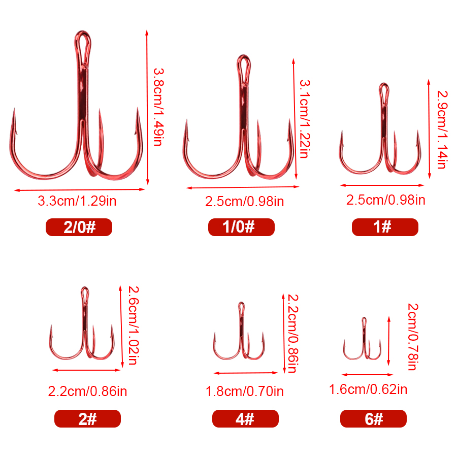 Fishing Hook High Carbon Trebl - огляд і ціна Fishing Hook Offset