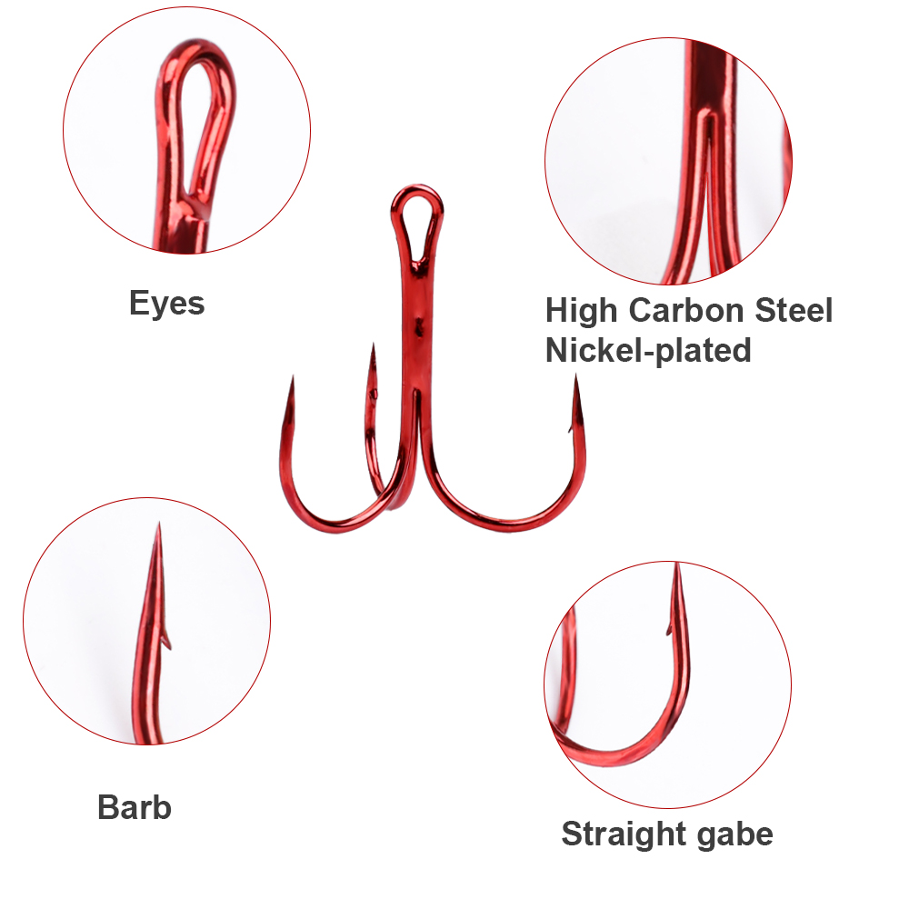 Fishing Hook High Carbon Trebl - огляд і ціна Fishing Hook Offset