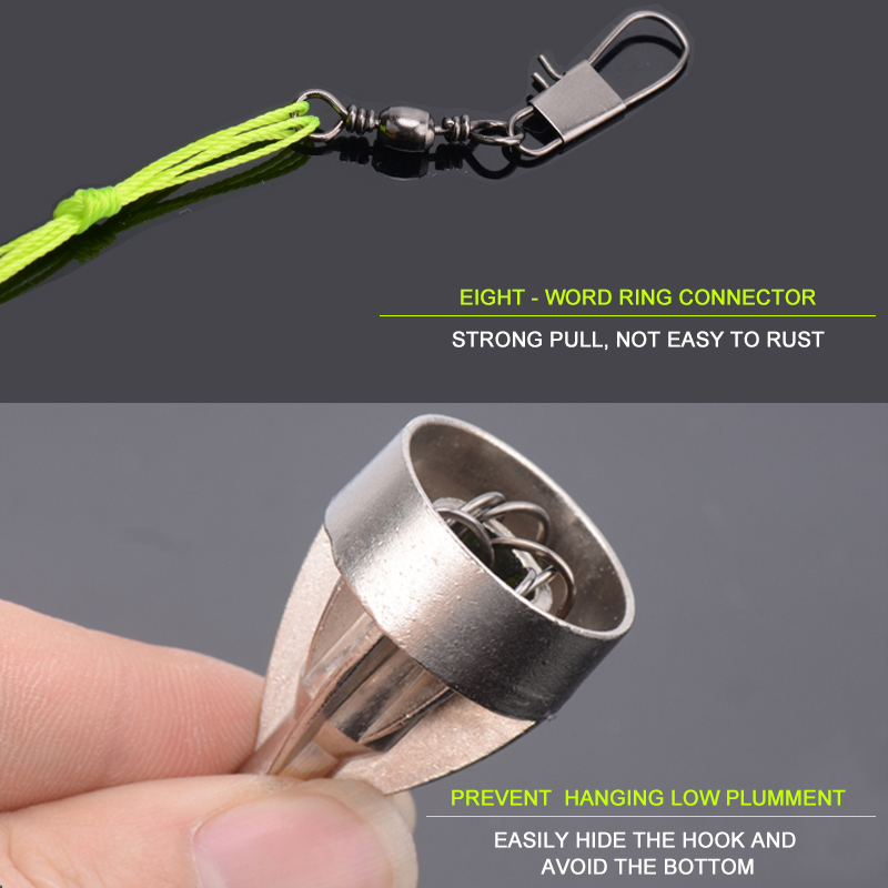 4Pcs/Box Prevent Hooks Carbon  - огляд і ціна Fishing Hook Box
